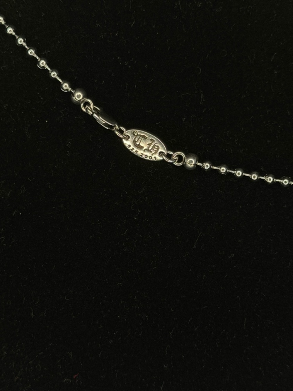 Chrome Hearts Big Floral Cross Unisex Necklace - Picture 5 of 5